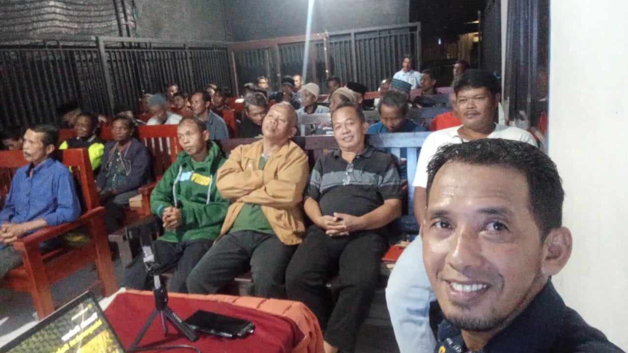 Dokumentasi lapangan pertanian dan edukasi mitra